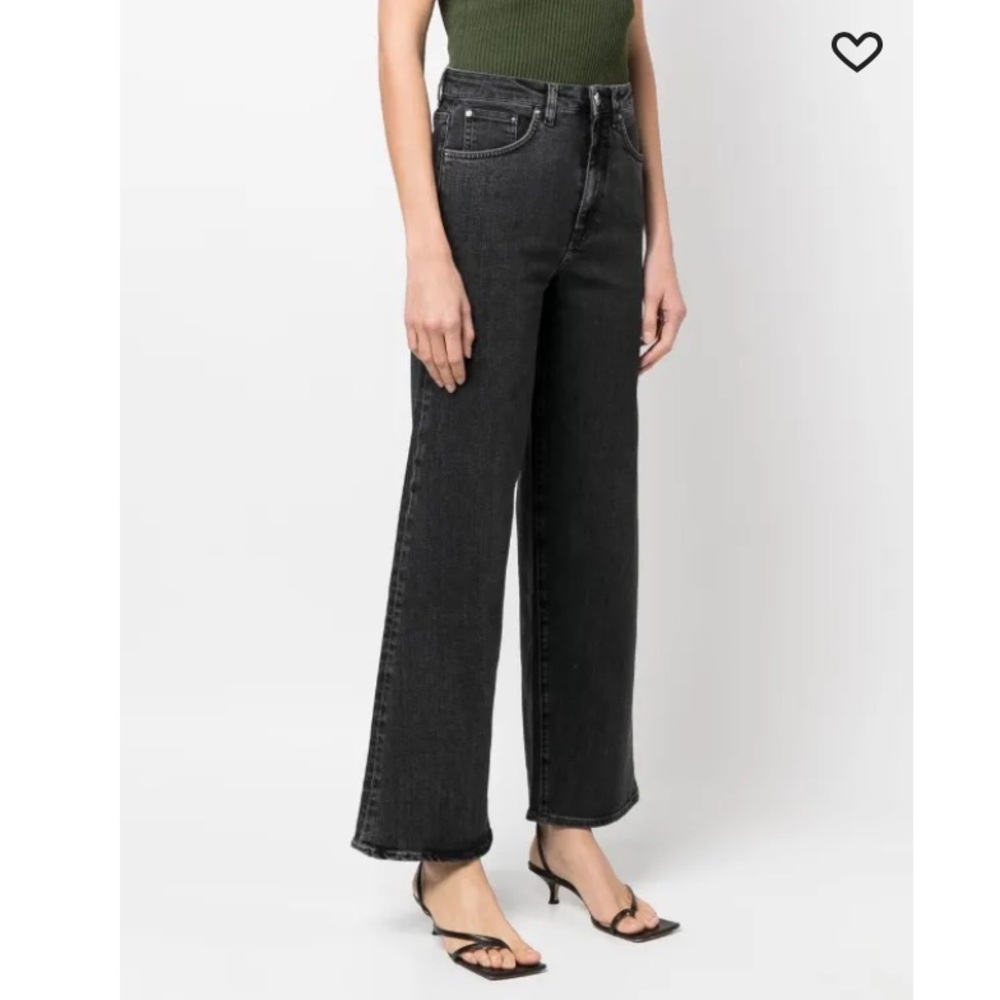 Toteme Black Wide Leg Jeans